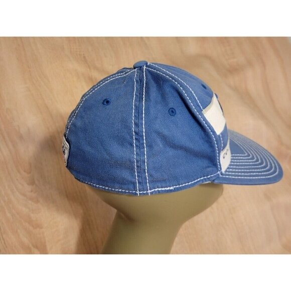 NFL Indianapolis Colts Flat Bill Sideline Hat By Reebok - Size S/M Blue & White - Picture 3 of 6